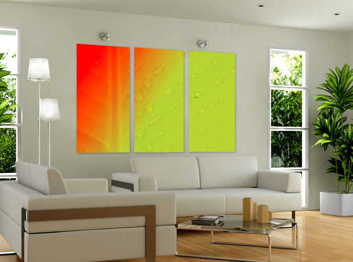 art in printed canvas